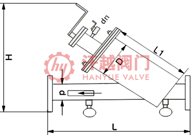 Y型手摇刷式过滤器结构图