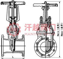 明杆弹性座封闸阀