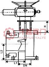 电动角式排泥阀