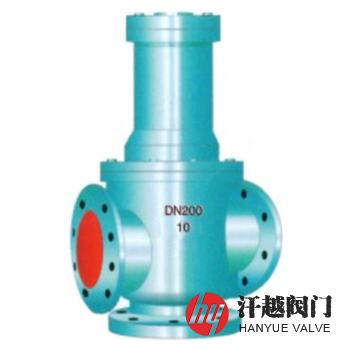 液动平衡角式三通排泥阀