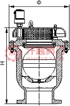 卷帘复合式排气阀