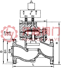 电磁液动隔膜排泥阀