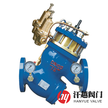 过滤活塞式可调减压流量控制阀