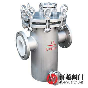 快开衬氟篮式过滤器