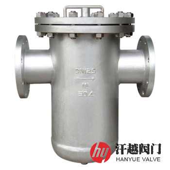 直通封头篮式过滤器