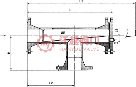 正折流式T形过滤器