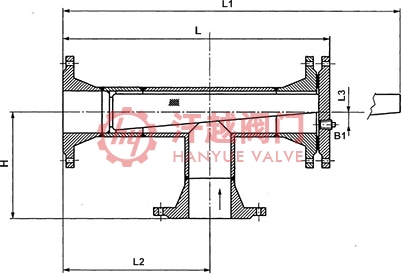 反折流式T形过滤器
